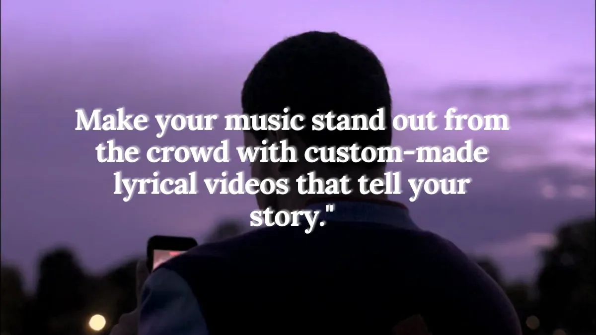 PROVIDE ALL TYPE OF LYRICAL VIDEOS & MOSTION POSTERS.