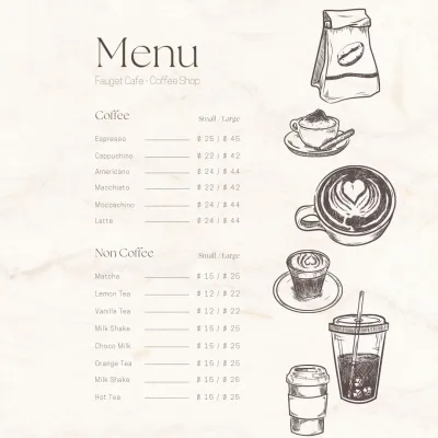 I WILL PROVIDE BEST QUALITY MENU CARDS !